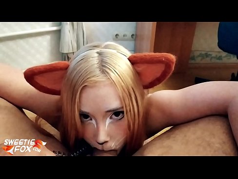 ❤️ Kitsune ingoia cazzo è cum in bocca Video sessu à noi ❌️❤